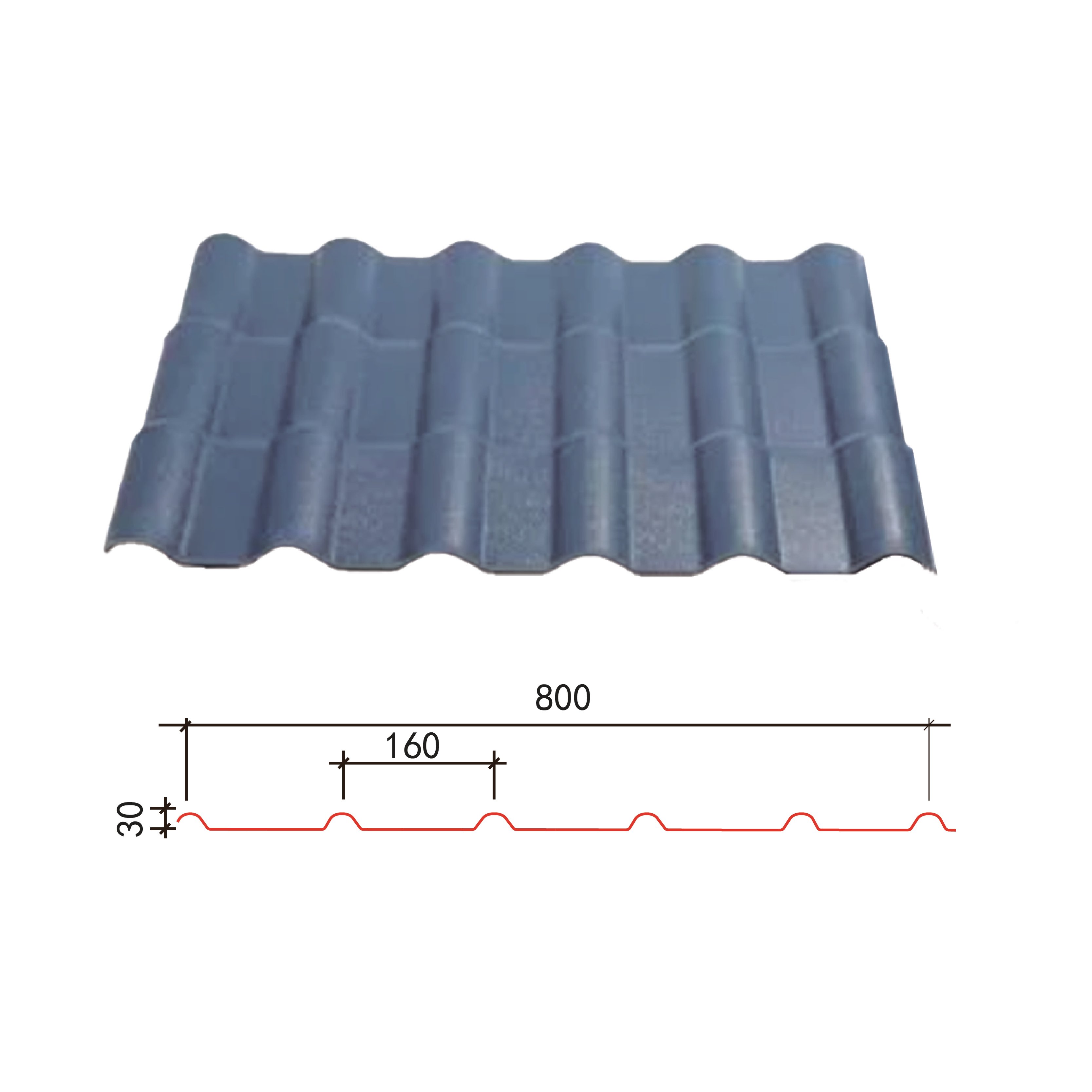 Galvanized Steel Plate Color Coated Steel Sheet  Roof Sheet