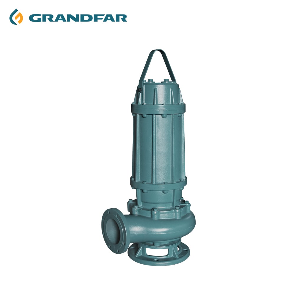 GRANDFAR 380V 20HP 15kw 18m Professional High Flow Drity Water Industrial Sewage Submersible Pump Sewage Pump