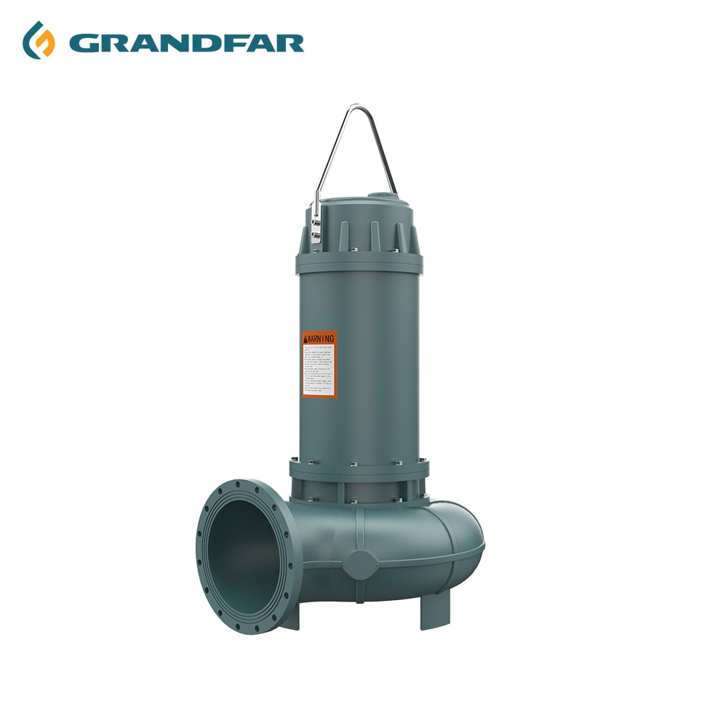 Grandfar 380V 30KW 40HP Sewage Pump Industrial Engineering Large Flow Submersible Water Pump