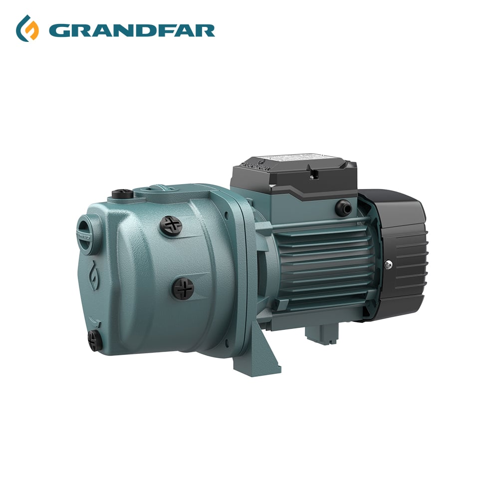 Grandfar 220V 1Inch 1hp 750w High Pressure Customized OEM Design New Short Body Copper Wire Motor Clean Water Jet Pump