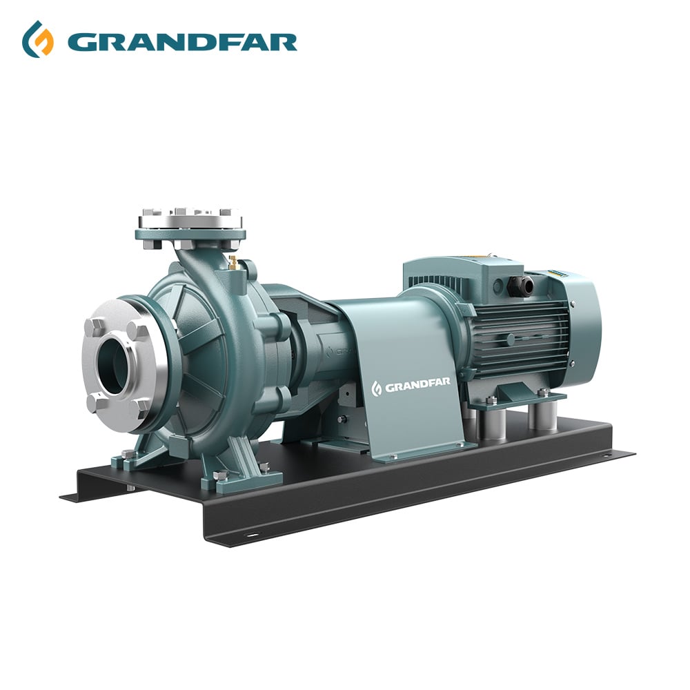 GRANDFAR 10HP Industrial Horizontal End Suction Pump 380V 10HP High-Power Centrifugal Pump Cast Iron GSM 10HP Industrial Pump