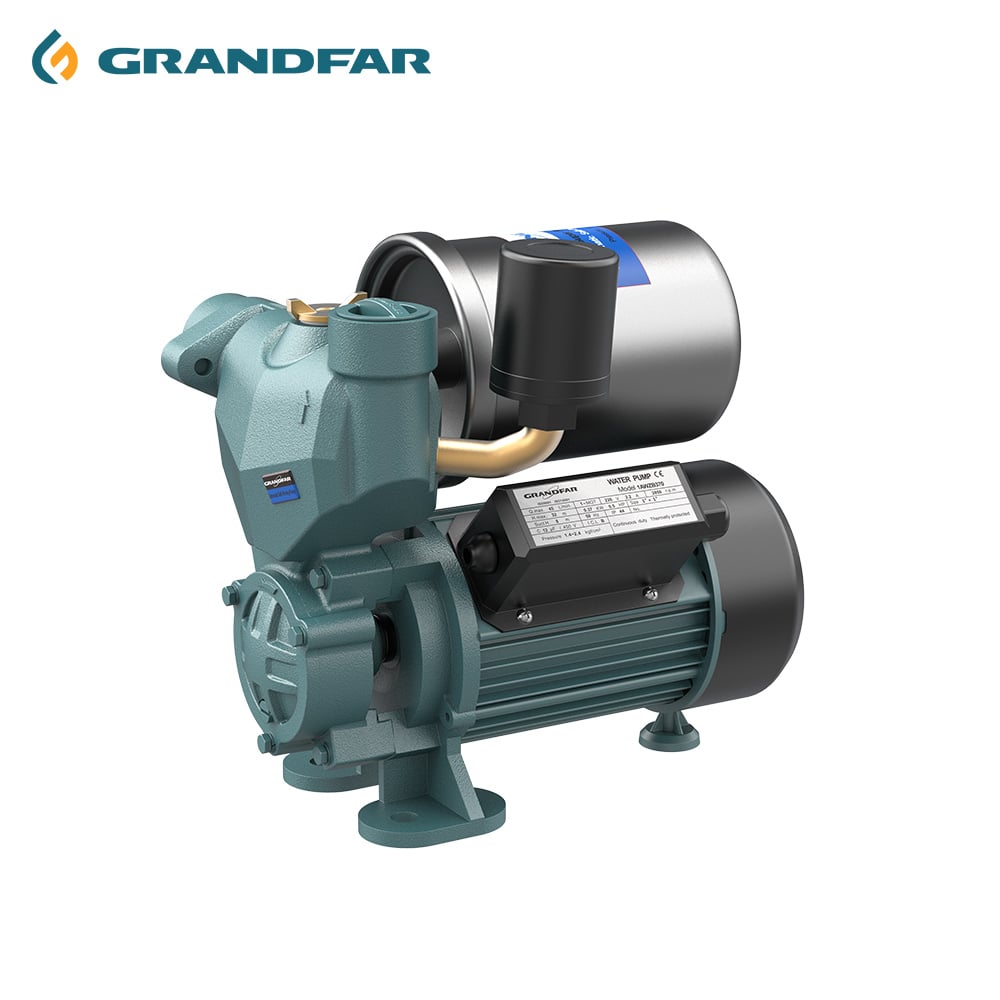 GRANDFAR 250W 28m Max Head High Quality Wholesale Household Intelligent Automatic Booster Self Priming Water Pump