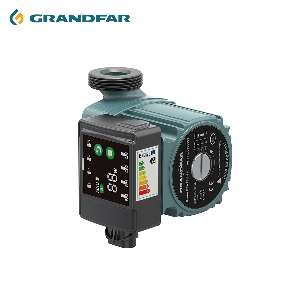 Grandfar Electric 5-22W Quiet Household Low Energy OEM/ODM Clean Water Heating Hot Water Circulating Water Pump