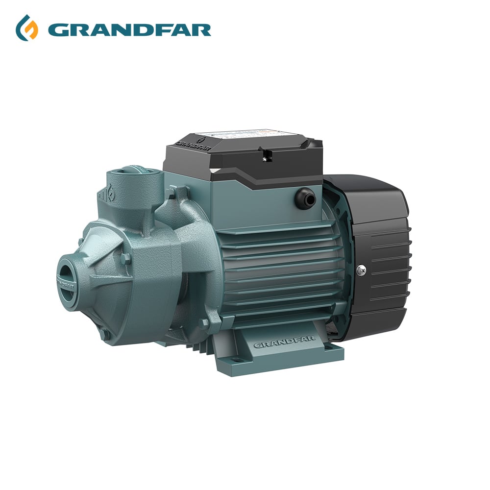 Grandfar 0.55kw QB70 New Design Electric Peripheral Pump High Flow Rate Vortex Boiling Garden Watering Pump