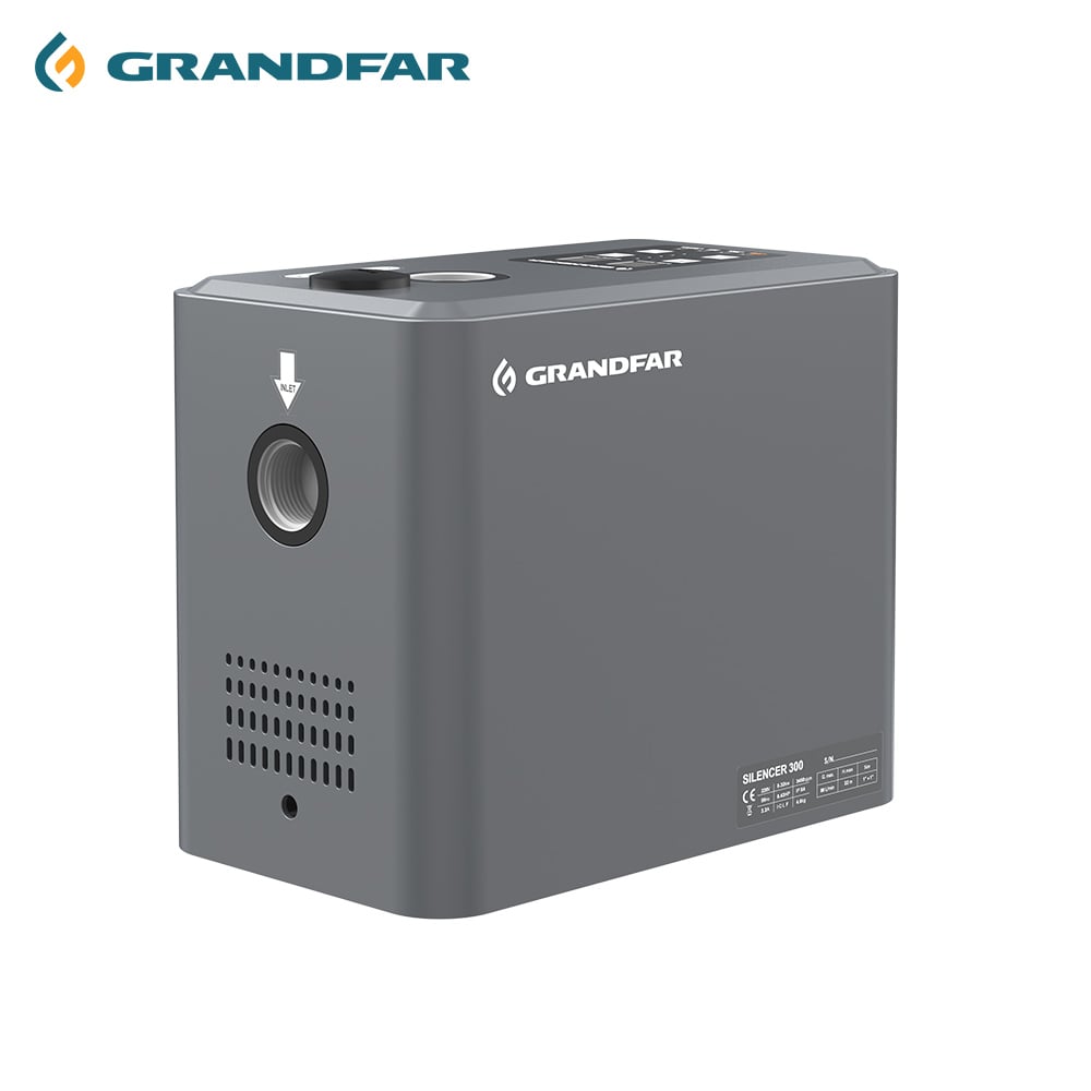 Grandfar 320W 32m Head Silent Intelligent Permanent Magnet Kitchen Water Booster Pump High Pressure Household Circulation Pump