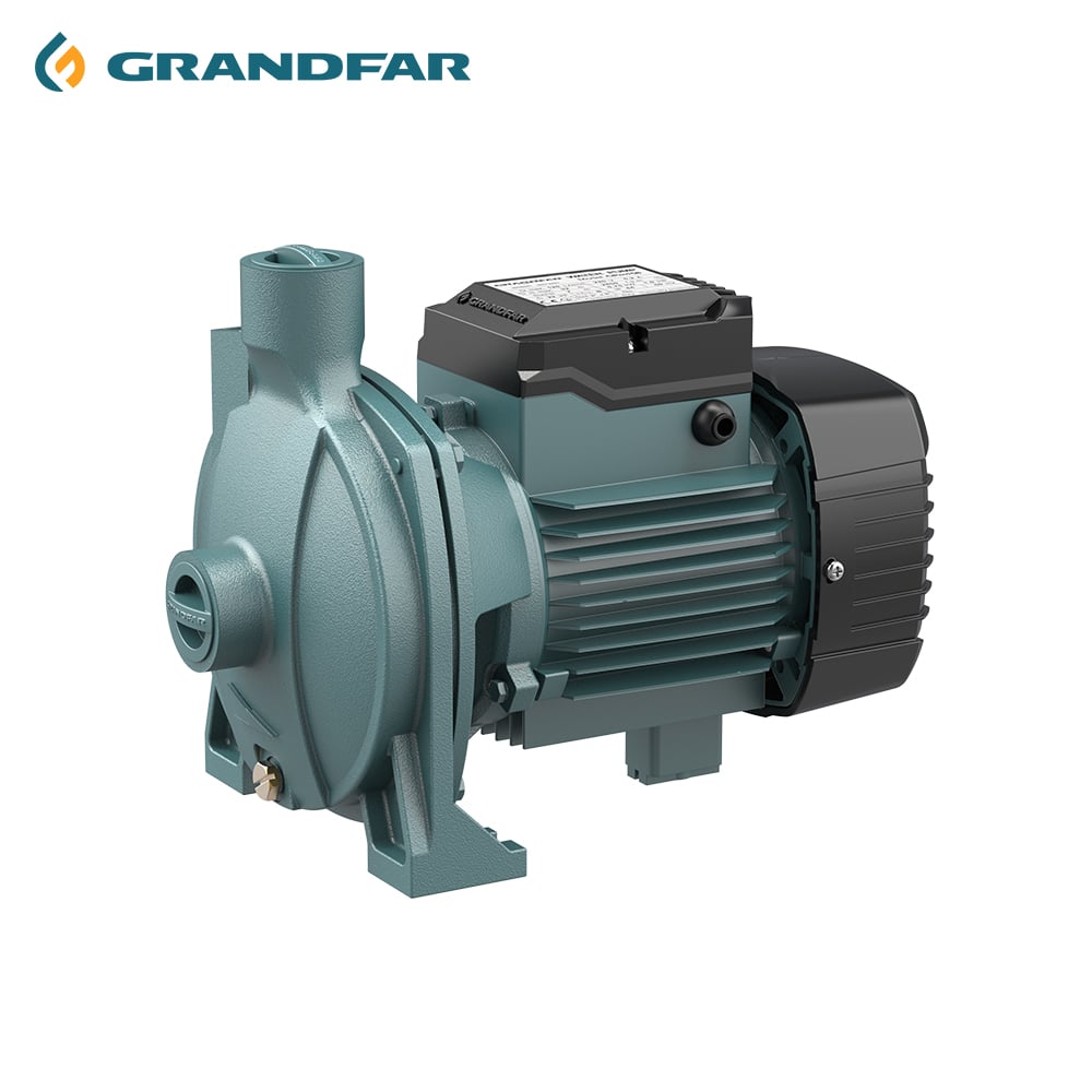 Grandfar 1.1KW High Efficiency Customizable Cast Iron 130L/min Flow Rate 41m Head High Pressure Electric Centrifugal Water Pump