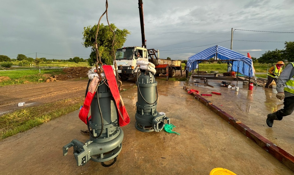 Sewage pump project