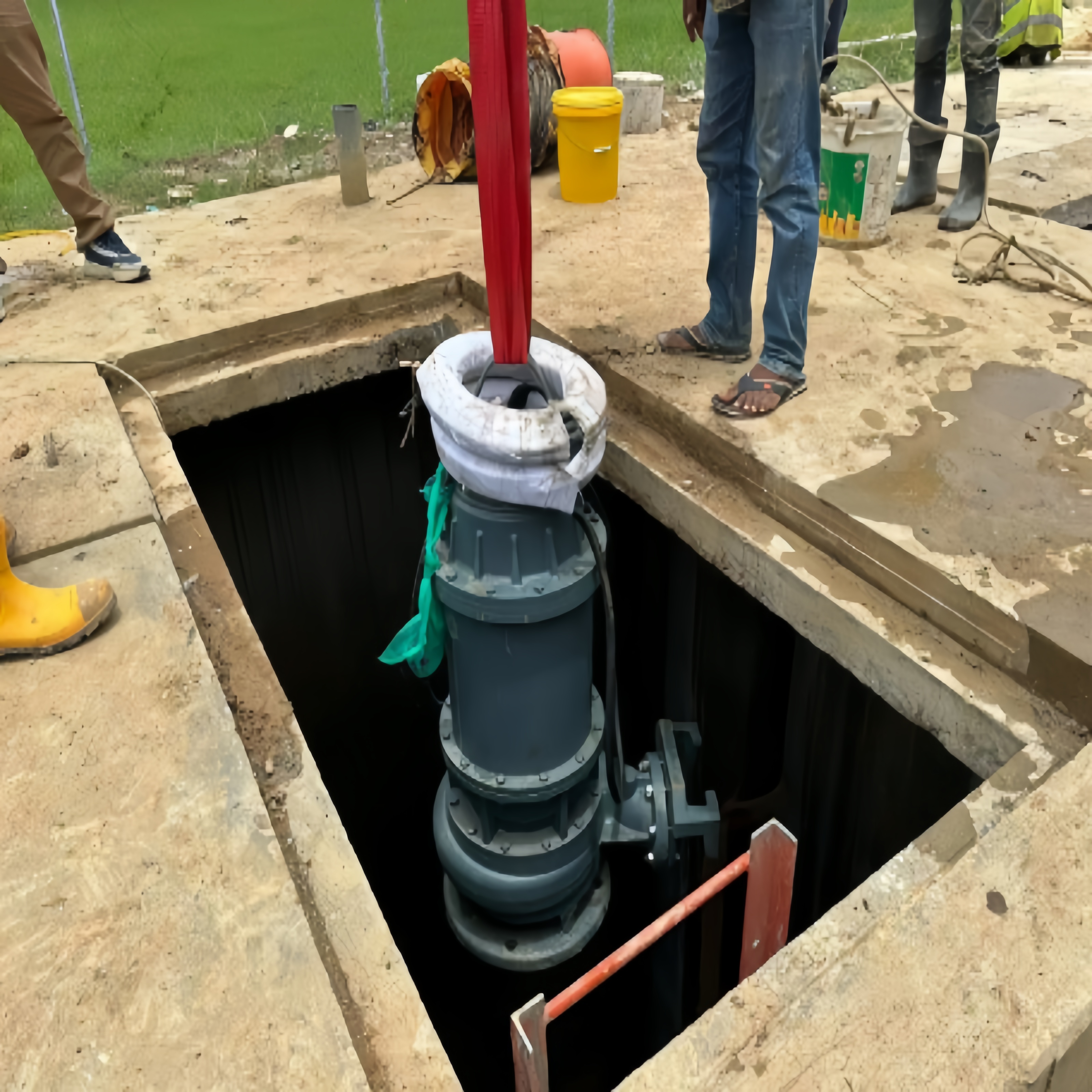 Sewage pump project