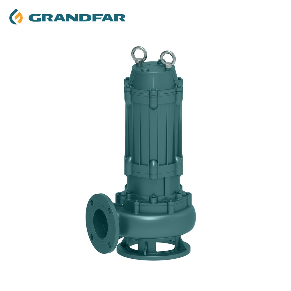 Grandfar WQ 15KW 108m3/h Electric Cast Iron Industrial Effluent Submersible Sewage Drainage Pump