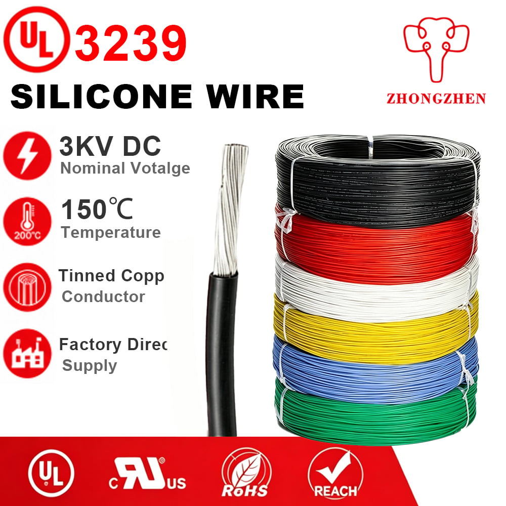 UL3239 Silicone Wire Manufacturer | Tinned Copper High Temperature Cable