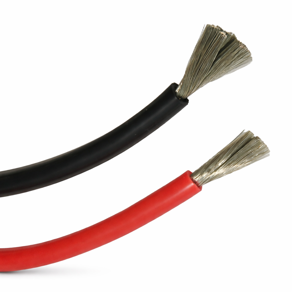 10AWG Soft Flexible Silicone Rubber Cable Black and Red Color 100M Wire
