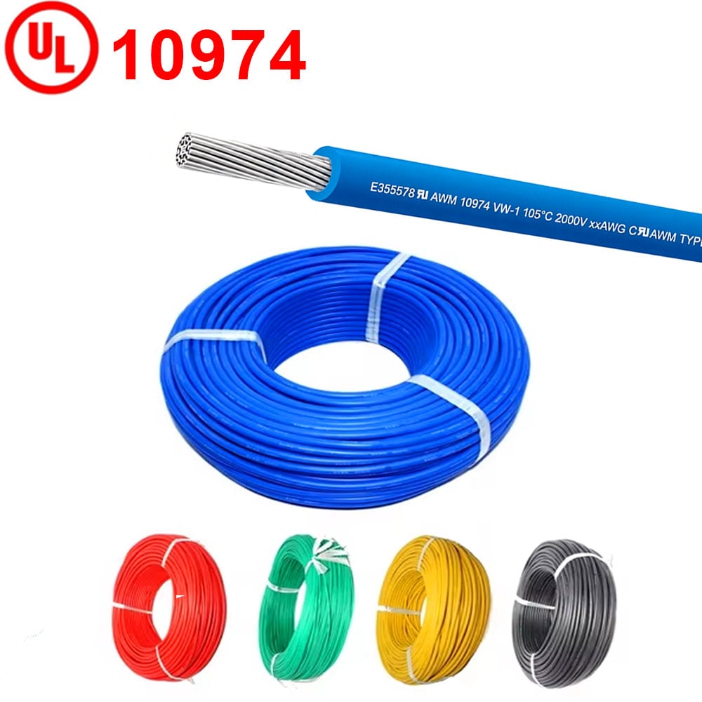 UL10974 2000V 105°C PVC Hook-Up Wire, Flexible Insulated Electrical Wire