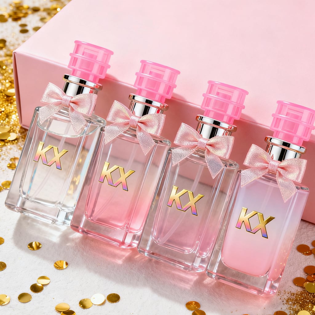 Botol parfum definisi tinggi, memperkuat merek