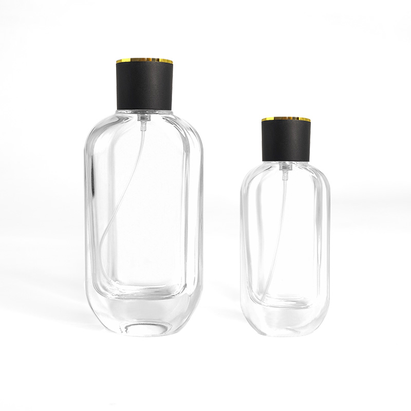 Botol Kosong Minyak Wangi 50ml 100ml Transparan Mudah-Gulung Semburan Kabus Halus