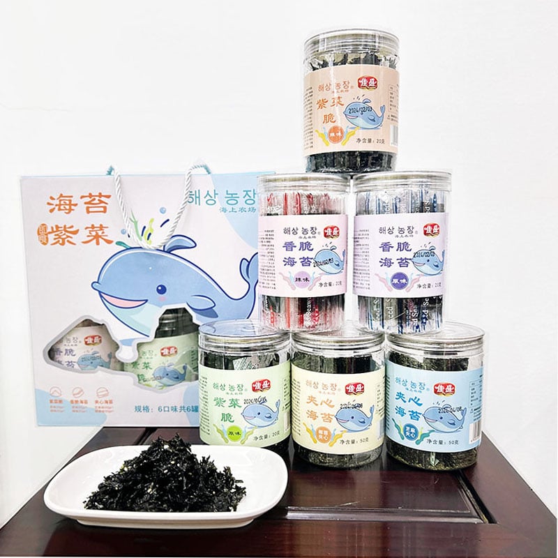 Canned Seaweed Snack 180g (6 types)
