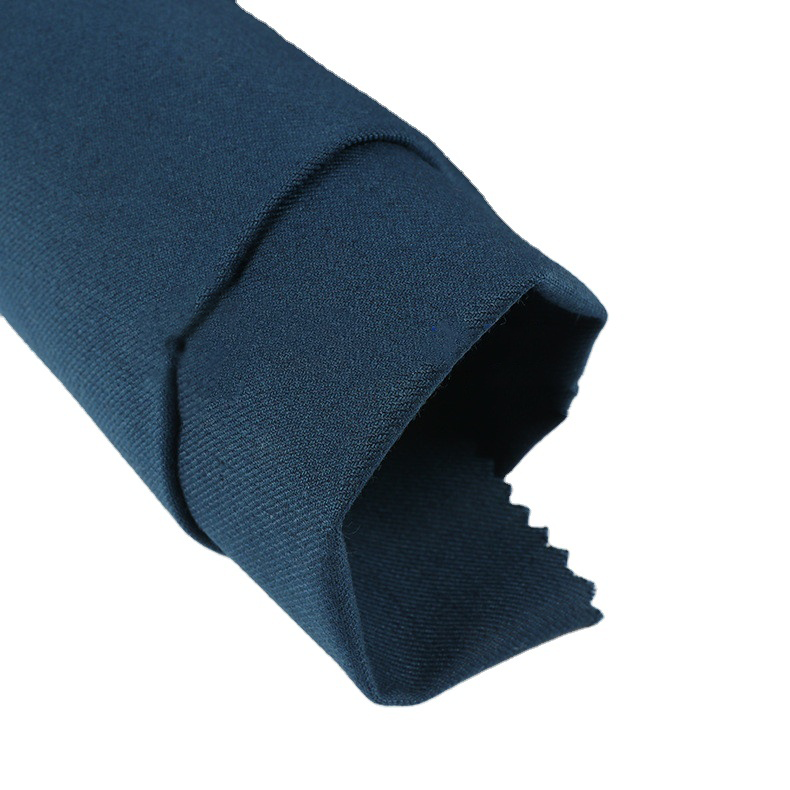Factory price white plain 150D 100% Polyester Gabardine Minimatt Fabric Workwear Medical Jacket Fabric supplier