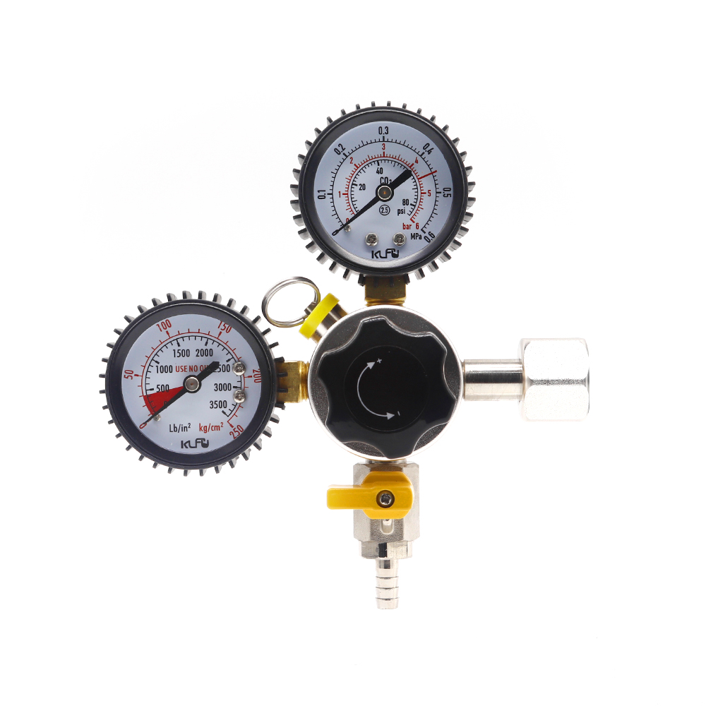 Aluminum Pressure Regulator High End Reduce Pressure Valve Reduced Stress Beer Serving Device