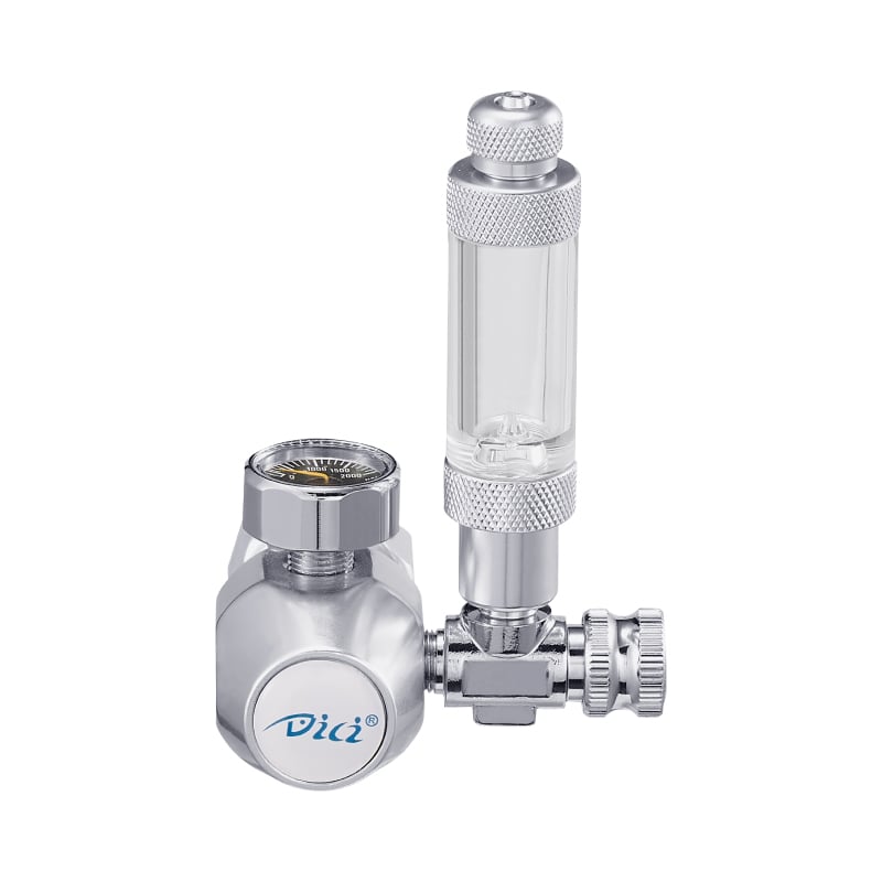 Plant Aquarium CO2 Regulator Dual with Solenoid and Bubble counter