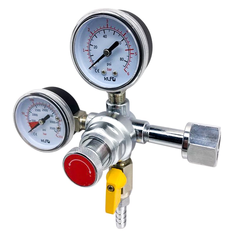 Primary CO2 Tank Regulator Safety Pressure Relief Valve for Beer Wine Soda Brew Setup Quality Regulator for Carbon Dioxide