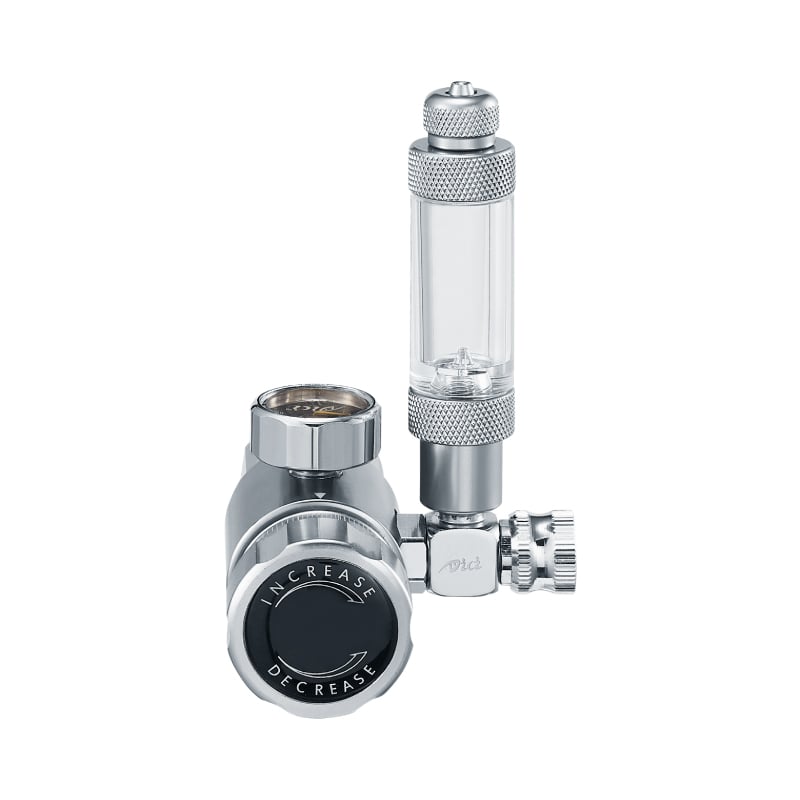 Premium Plant Aquarium CO2 Regulator with Integrated Bubble Counter & Solenoid Valve