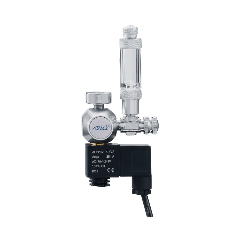 Plant Aquarium CO2 Regulator with Solenoid and Bubble counter