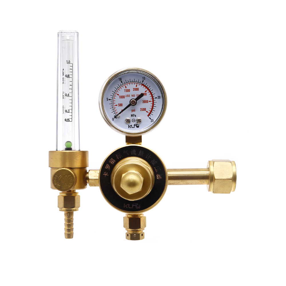 Non-ajustable Standard Gas Primary Pressure Regulator With Flowmeter