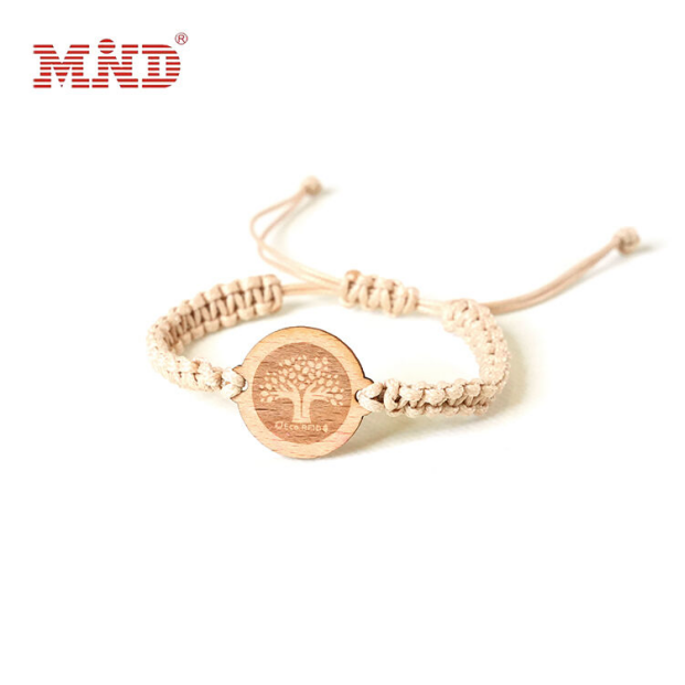 Wooden RFID Woven Event Wristbands: A Sustainable and Secure Option