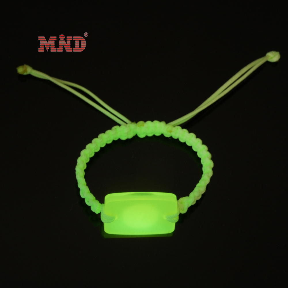 MW10A08 RFID NFC Smart Rope Bracelets Fluorescent Tag Wristband for Event