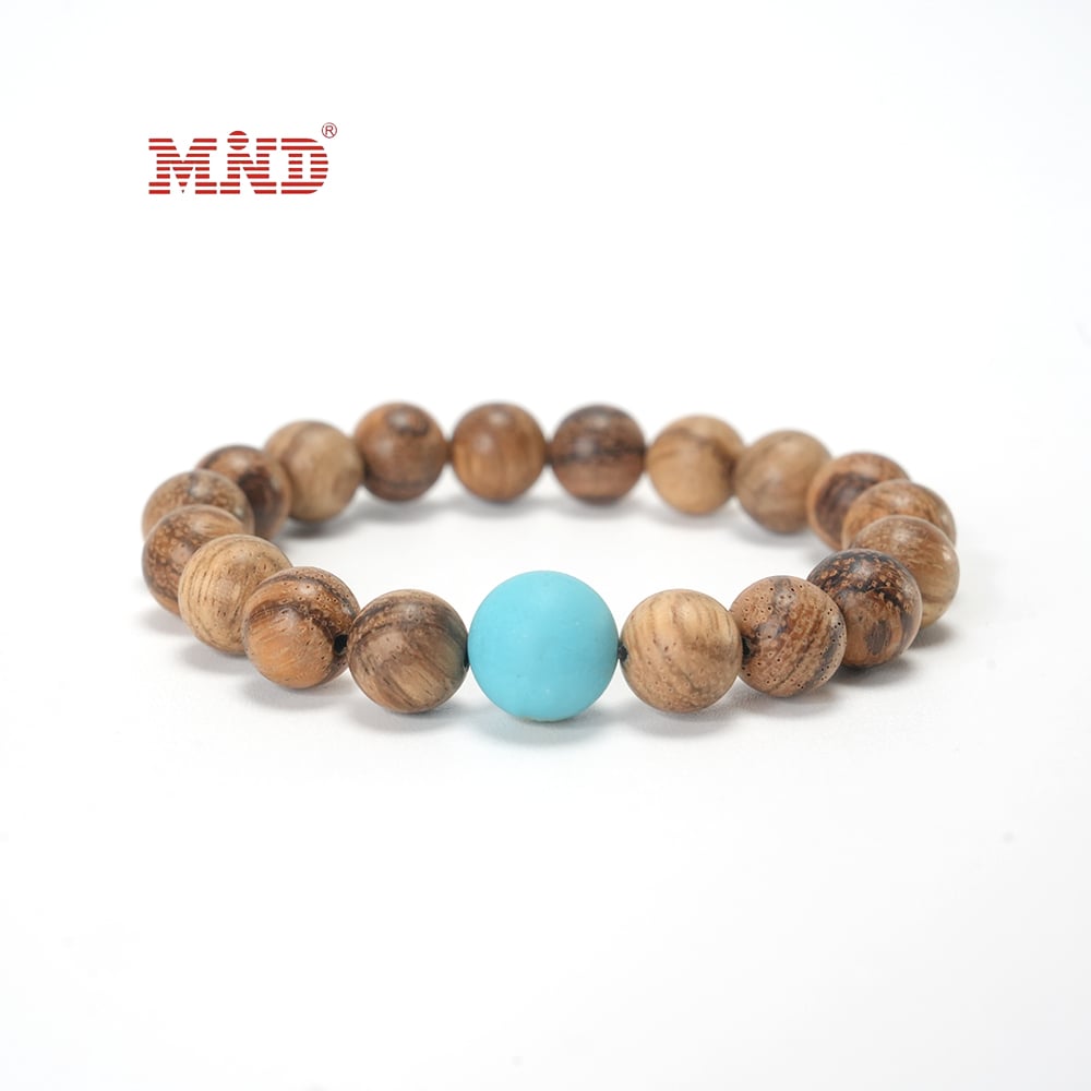 MW9A06-1 NFC Wristbands Dia 12mm Stone NFC Beads Smart Bracelet