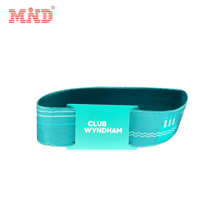 MW3A02 NFC PVC Slider Tag Elastic Wristband Bracelet Cashless Payment