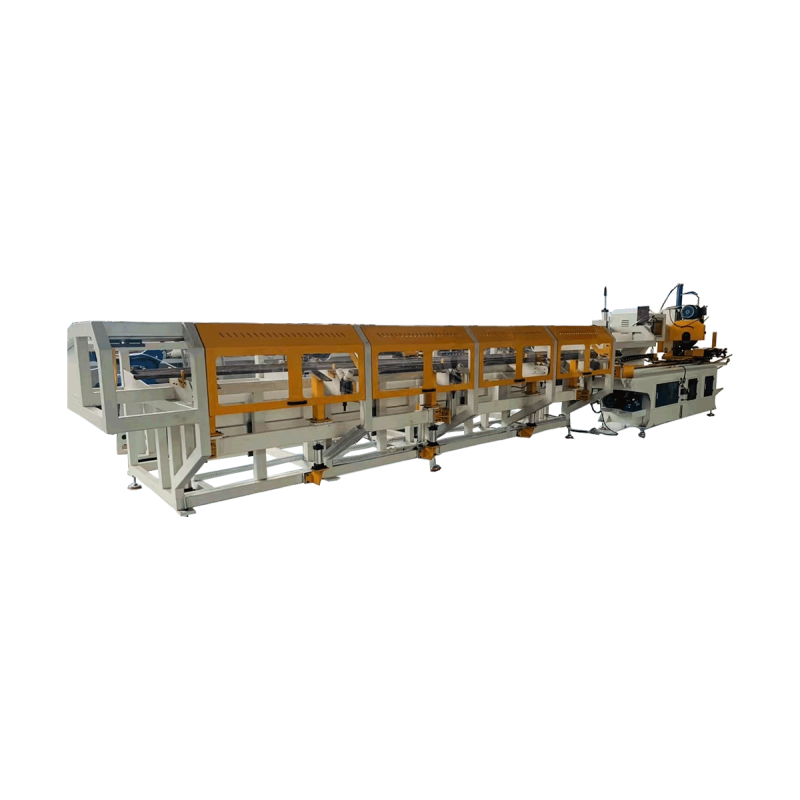 Automatic loading and feeding  pipe cutting  machine