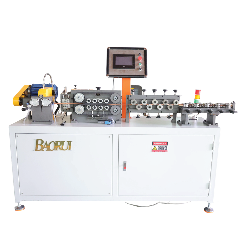 Tube Straightening and Cutting Machine