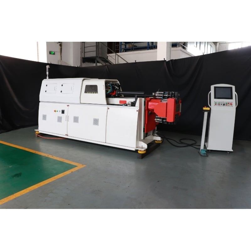 360-degree rotating machine for headrest and anti-roll bar stabiliser sway bar