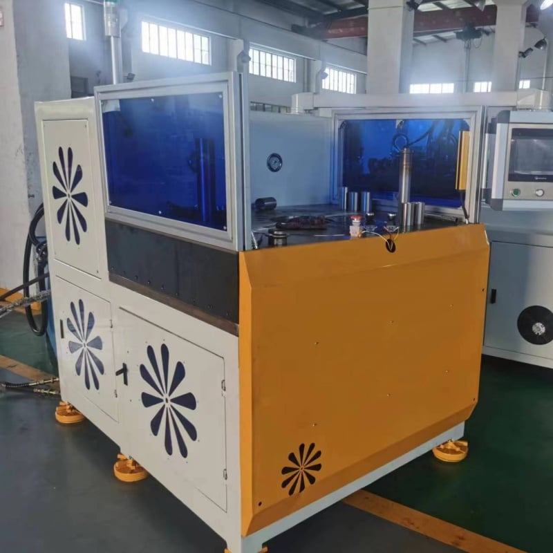 Auto exhaust pipe end forming machine hump machine