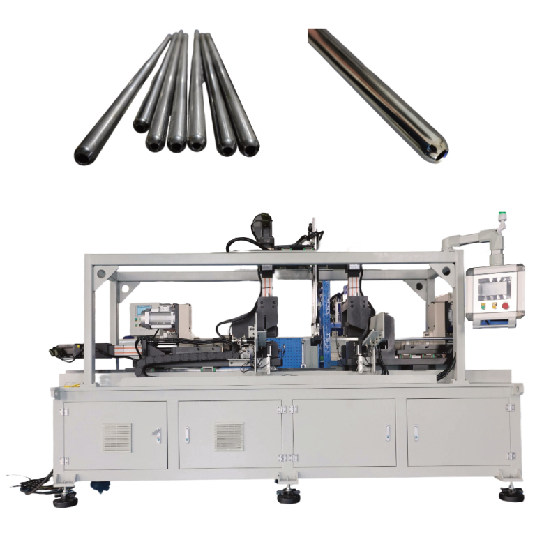 Double head round head machine pipe end forming machine