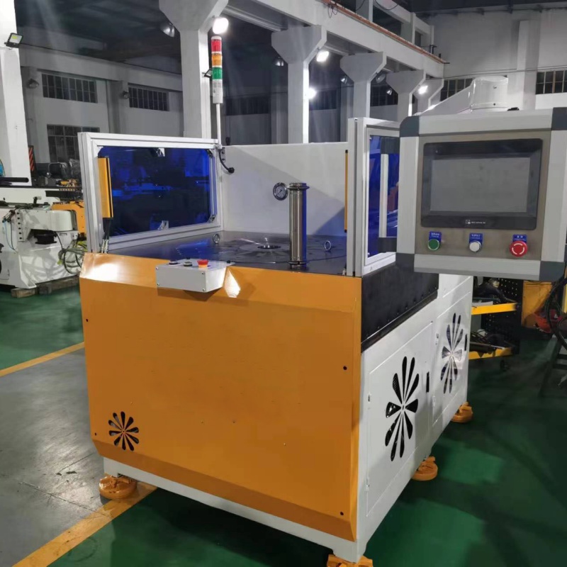 Auto exhaust pipe end forming machine hump machine
