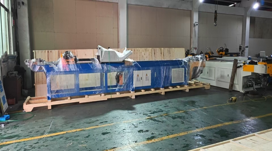 Baorui Machinery Prepara Máquina de Dobragem de Tubos Estendida de 8 Metros para Cliente Sul-Coreano