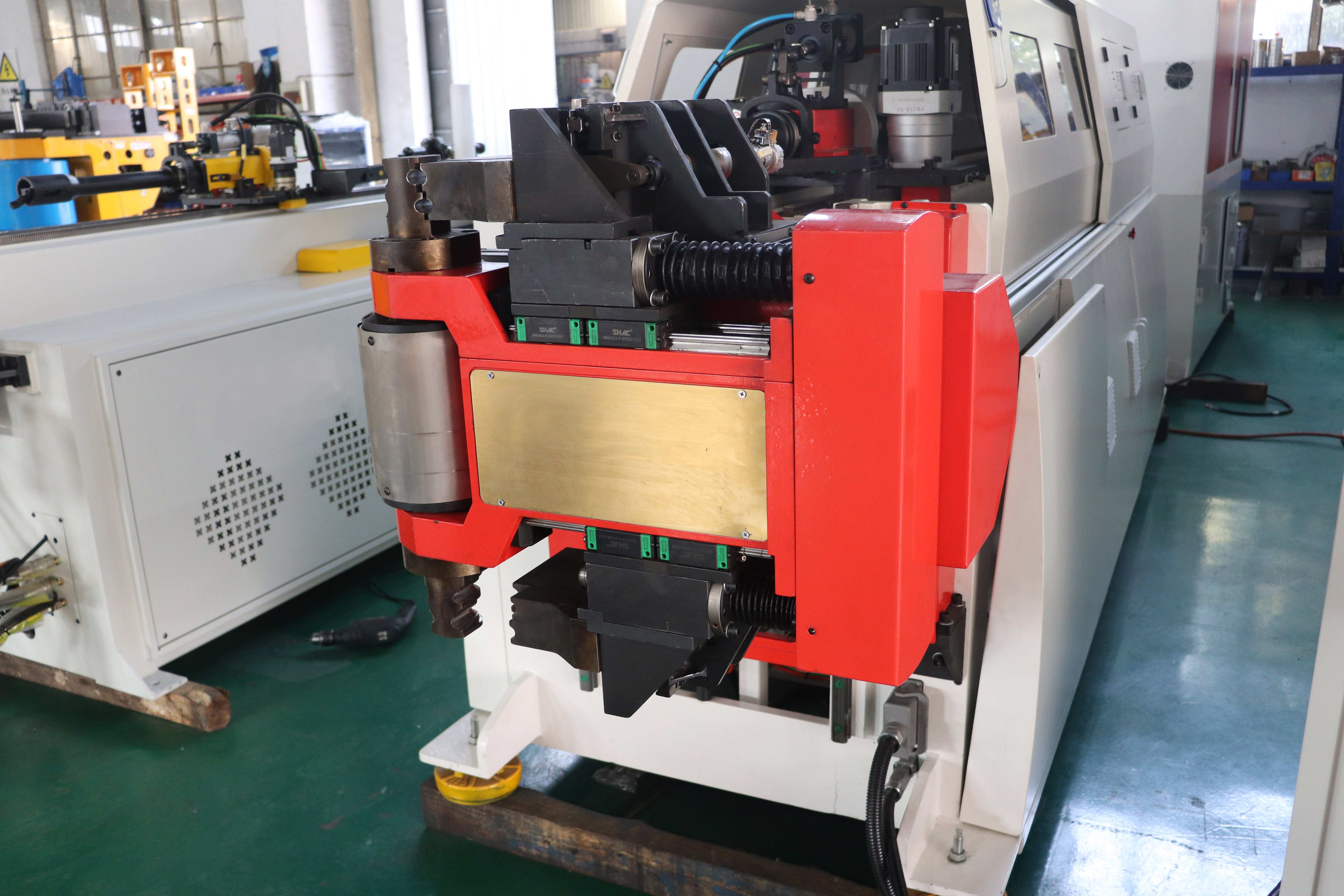 360-degree rotating machine for headrest and anti-roll bar stabiliser sway bar11.JPG