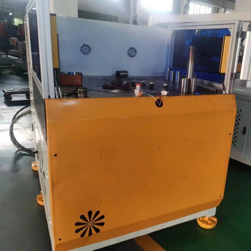 Auto exhaust pipe end forming machine hump machine