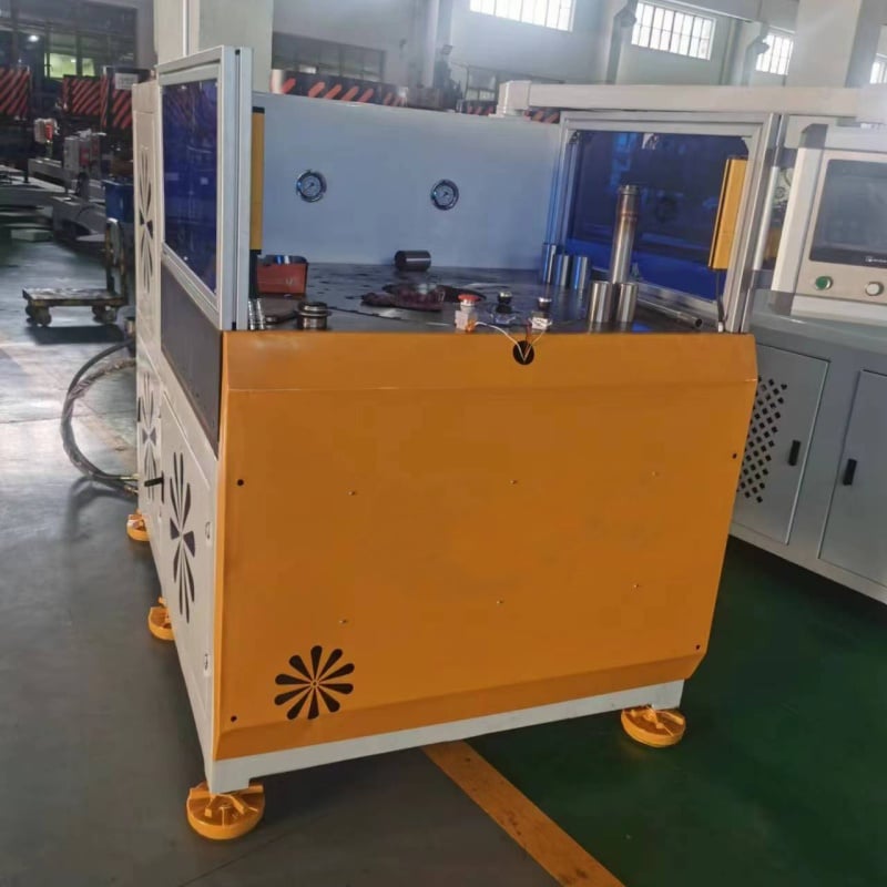 Auto exhaust pipe end forming machine hump machine