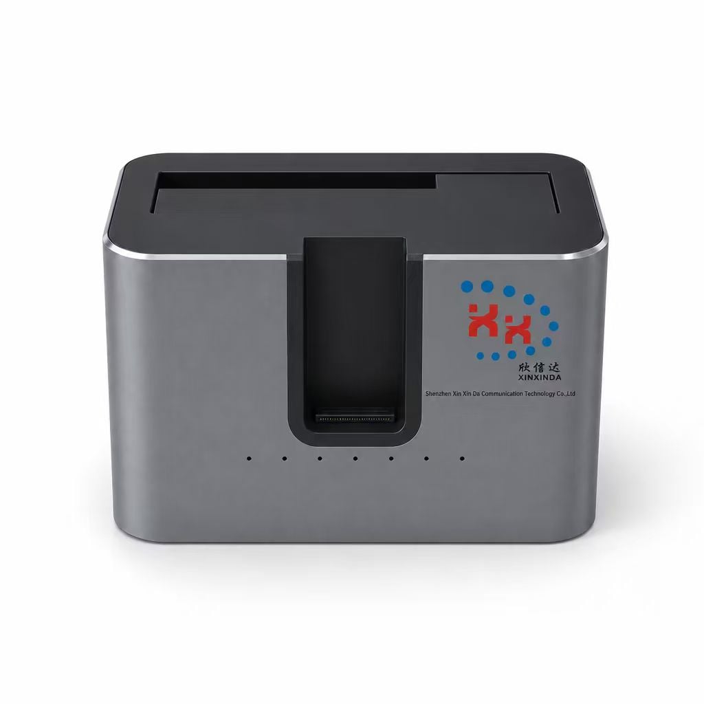 Dual Bay HDD Enclosure Dock M.2 NVMe and SATA 2.5 3.5 Inch Drive