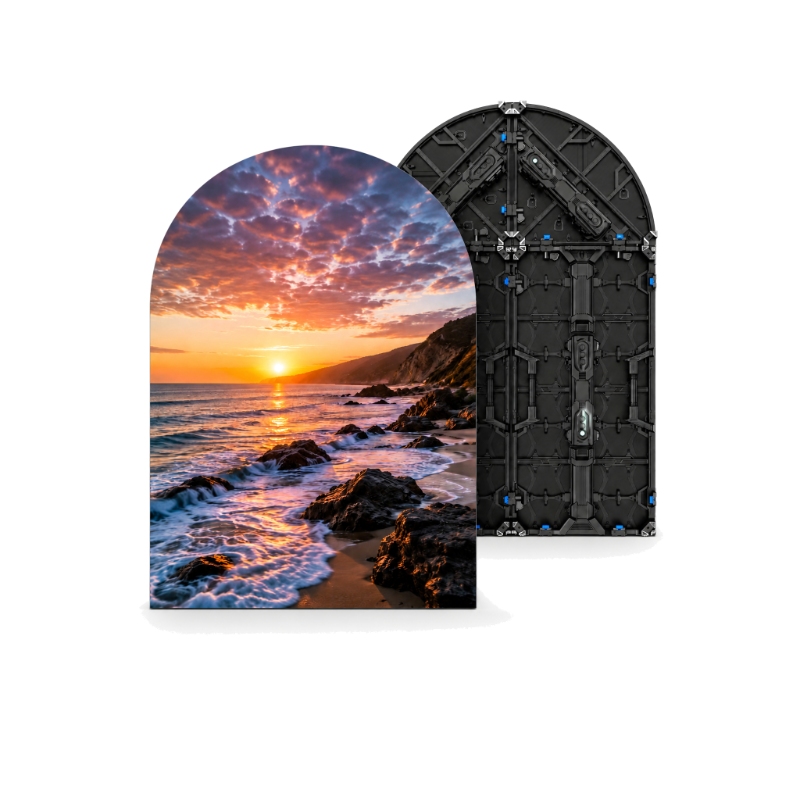 Fan-shaped Cabinet