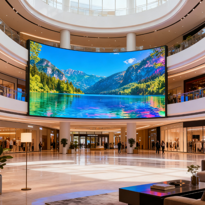 Energy-Efficient LED Walls for Commercial Buildings