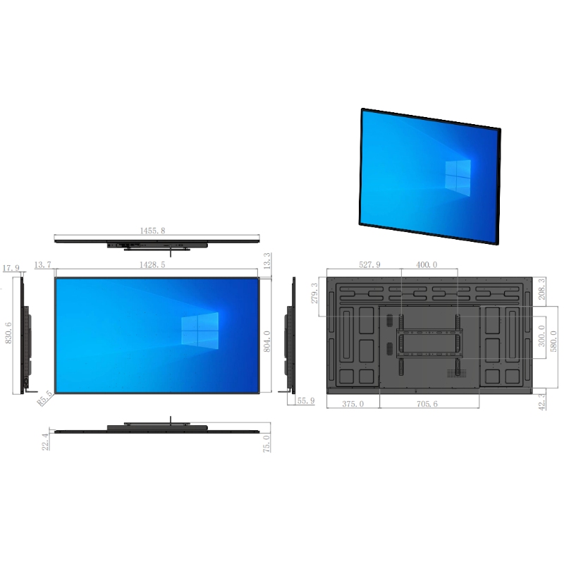 65-inch Wall-mounted Advertising Display Unit (2).jpg