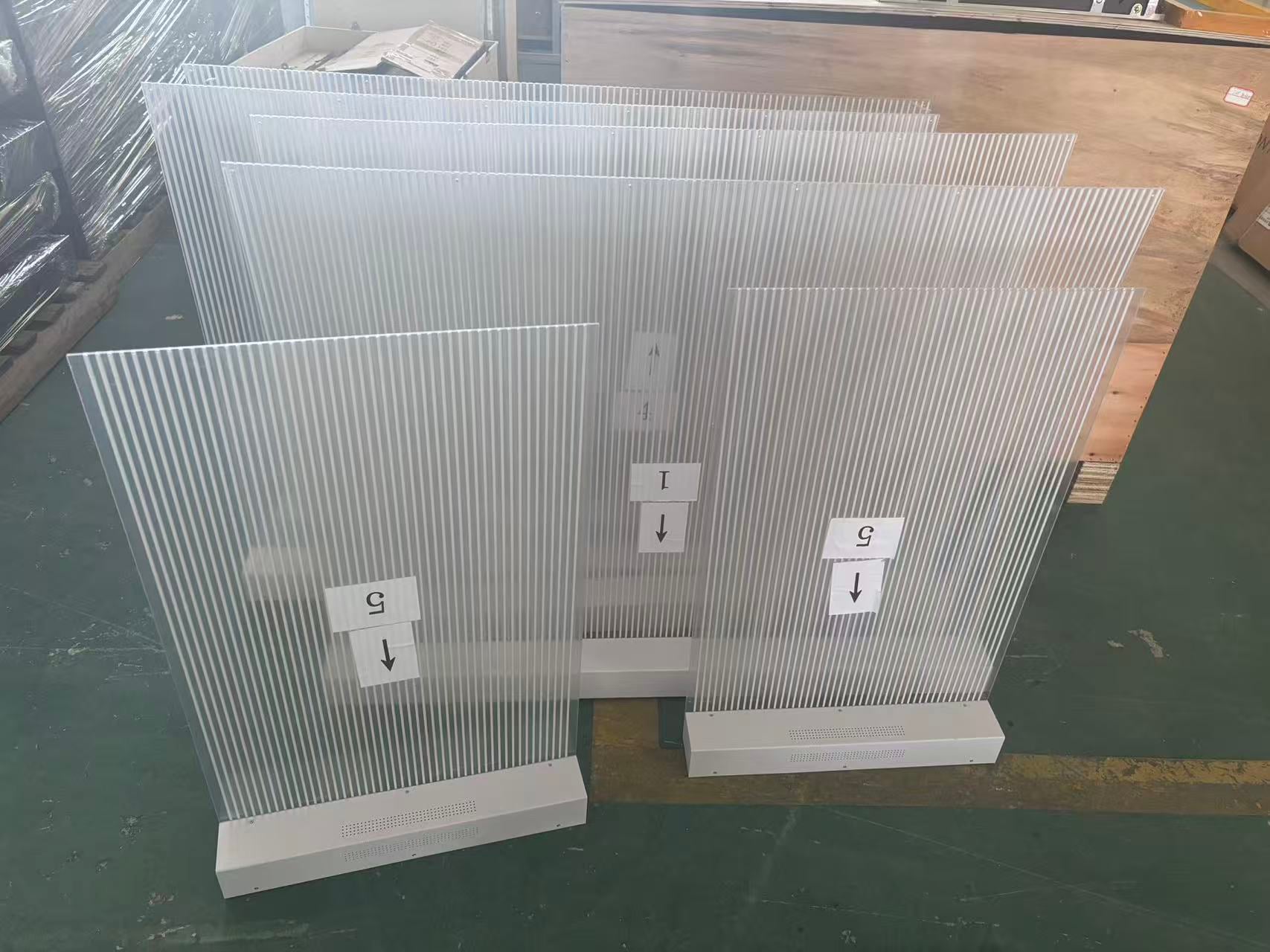 Indoor P10 LED Film Screen for Building in Romania