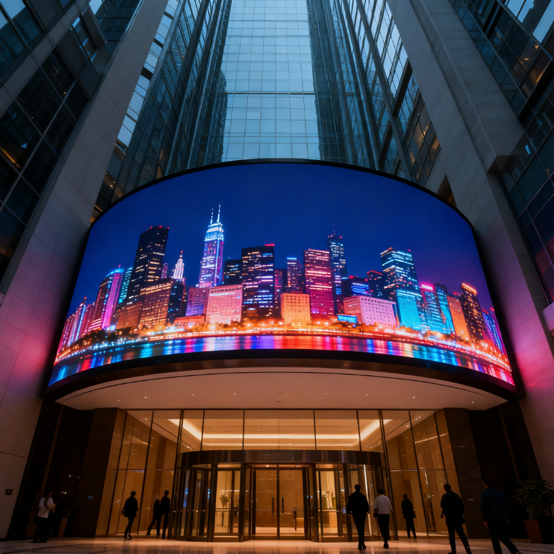 corporate headquarters exterior energy saving led display-1.png