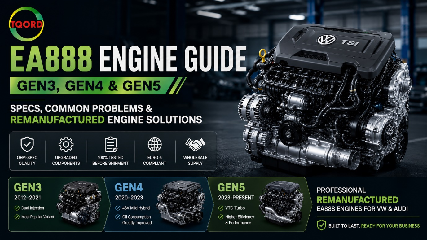 EA888 Engine: Specs, Common problems & Remanufactured Engine Solutions
