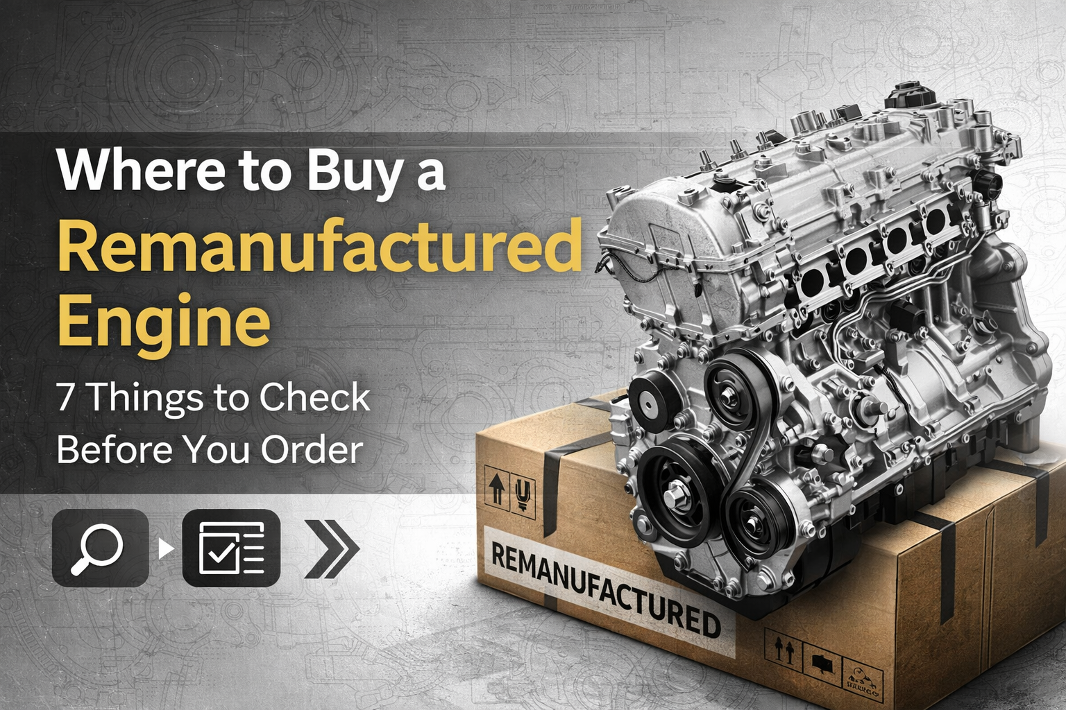 Where to Buy a Remanufactured Engine: 7 Things to Check Before You Order