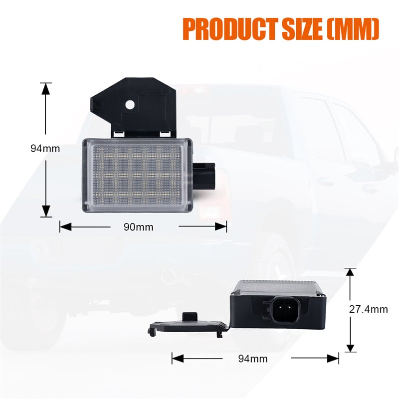 Waterproof LED Under Hood Courtesy Light for Dodge Charger Easy Installation
