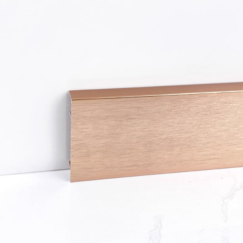 40/50/60/80/100*11mm Classic style Metal skirting board（Buckle-Mounted）